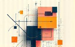 Abstract shapes representing branding