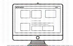 Wireframe illustration