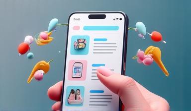 Mobile phone screen showing a user interface